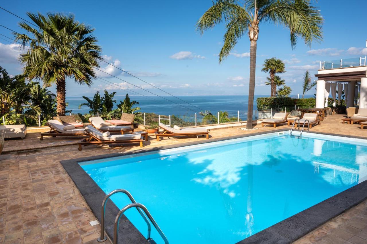 Luxury Taorum Villa With Spectacular Sea Views In טאורמינה מראה חיצוני תמונה