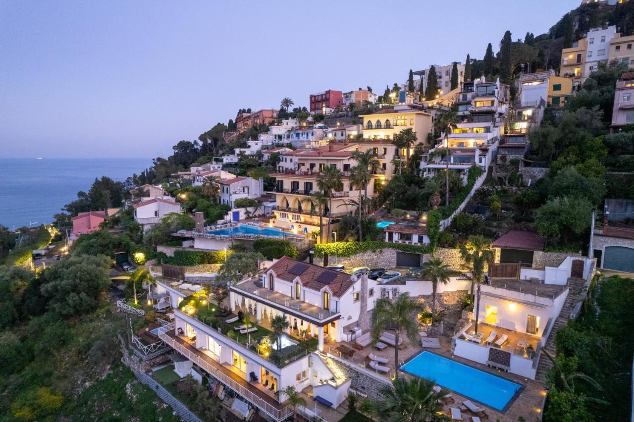 Luxury Taorum Villa With Spectacular Sea Views In טאורמינה מראה חיצוני תמונה