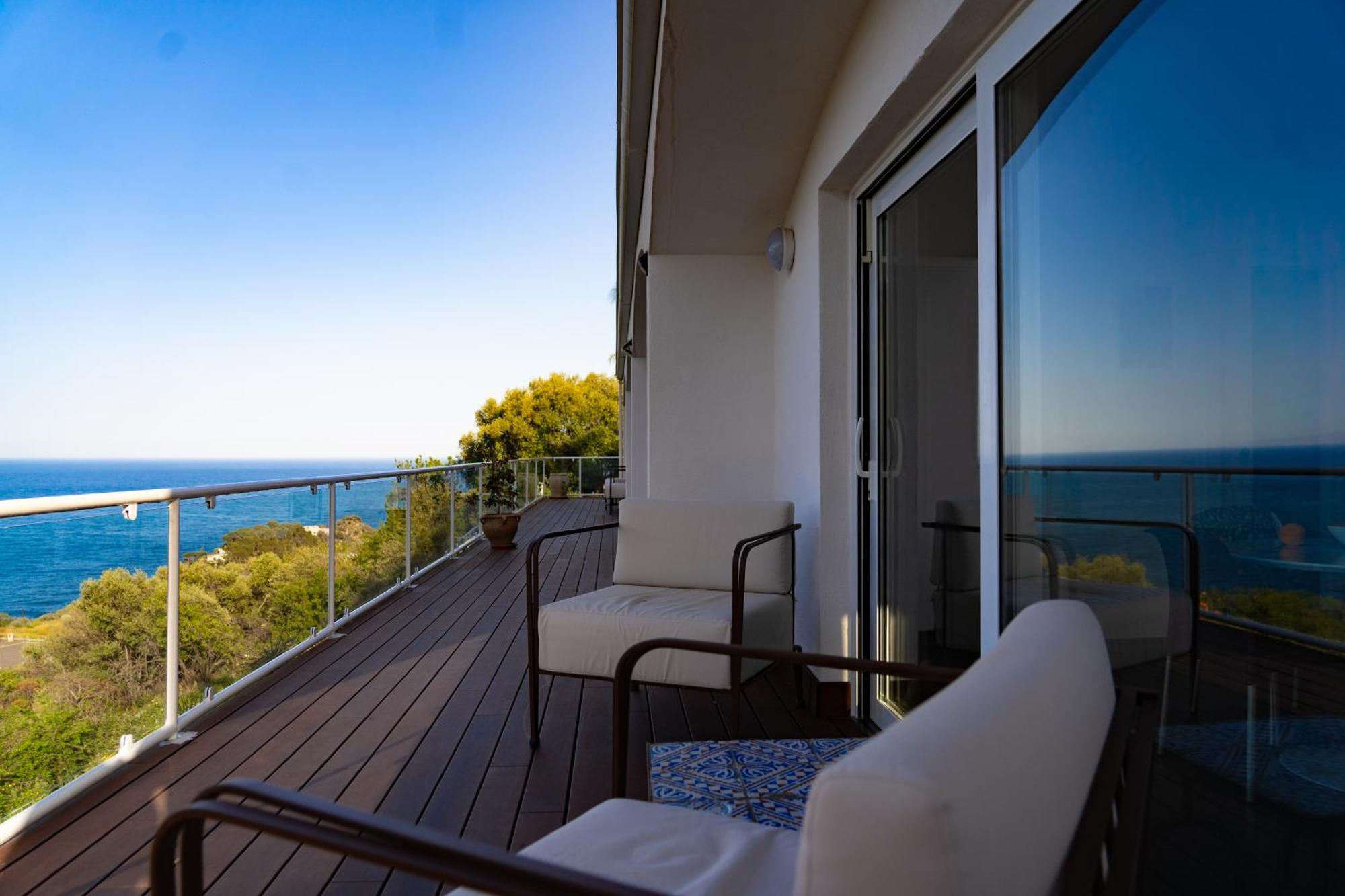 Luxury Taorum Villa With Spectacular Sea Views In טאורמינה מראה חיצוני תמונה
