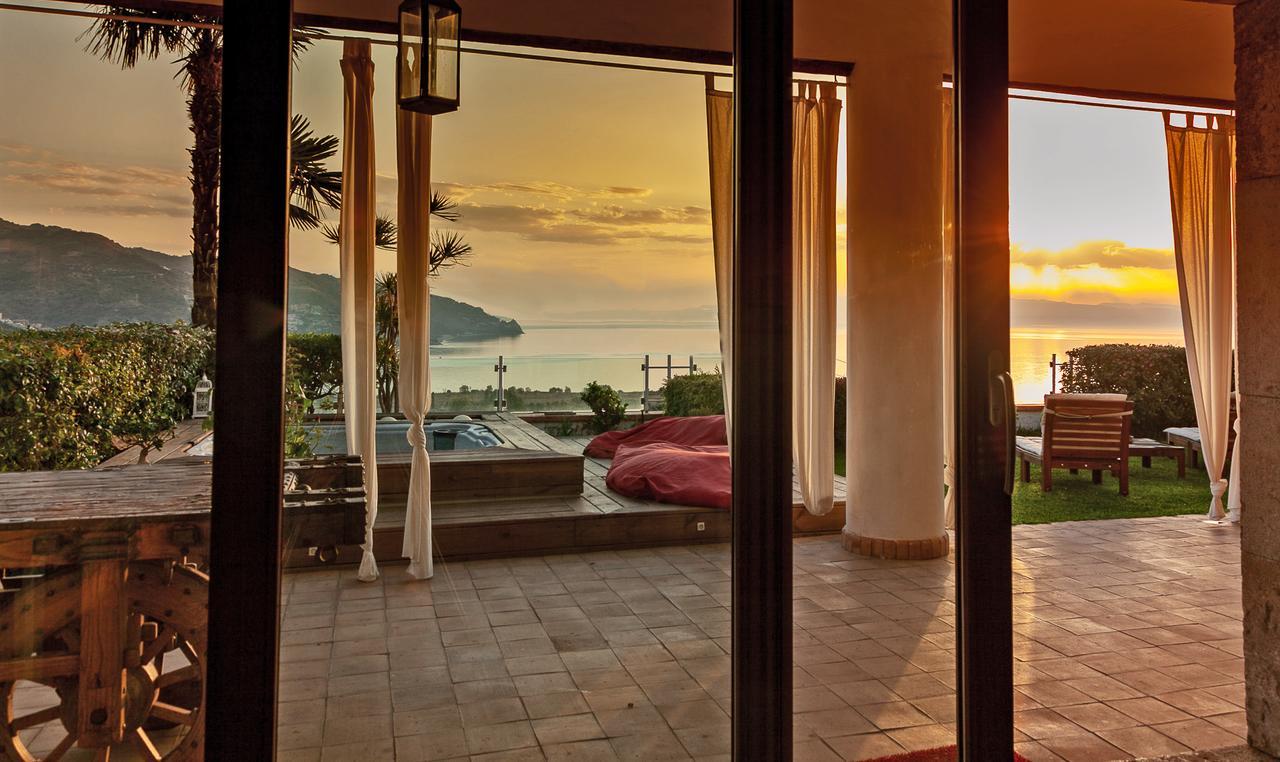 Luxury Taorum Villa With Spectacular Sea Views In טאורמינה מראה חיצוני תמונה